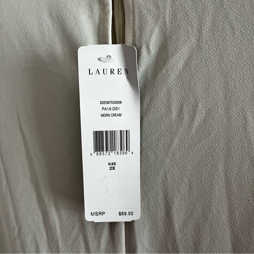 **SOLD** NWT  LAUREN Ralph Lauren Keyhole JerseyTunic Top - Picture 4 of 11
